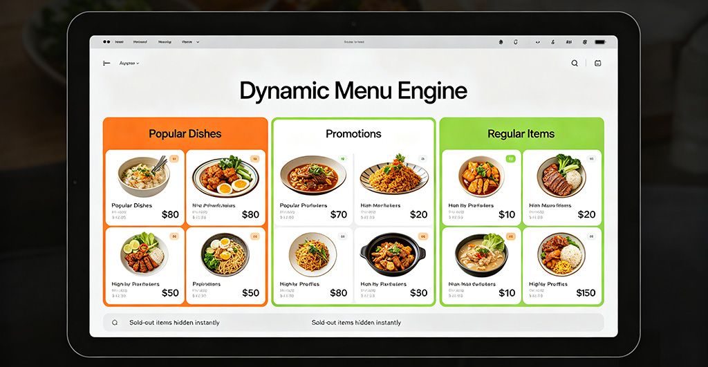Dynamic Menu Engine